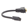 Convertidor DVI Macho a HDMI Hembra | Bidireccional | DVI 24+1 | 1080P@60Hz | Cable de 22 cm (8.66 Pulgadas) | Negro