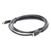 Cable USB-C a USB-C | 1 Metro | Carga Rápida de hasta 60W | Transferencia de datos de 480 Mbps | PD3.0 | QC 4.0/3.0/2.0 | FPC | AFC | Duradero y Flexible| Caja ABS | Cubierta de TPE | Color Negro.