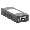 Inyector Super Hi-PoE / 56 Vcc / 60 Watts / Para Domos HIKVISION PTZ / IP (-AE / DE) / Soporta 802.3 af / at / Para Aplicaciones de CCTV