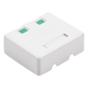 Caja de Pared con 2 Puertos Keystone, No Incluye Jacks