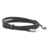 Cable USB-C a USB-C | 2 Metros (6.56 Pies) | Transferencia de Datos de 480 Mbps | Carga Rápida de Hasta 60W | QC 4.0/3.0/2.0 | PD3.0 | FPC | AFC | Protección Integrada | Caja de Aluminio | Nylon Trenzado | Color Negro