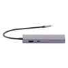 HUB USB-C (Docking Revodok) 6 en 1 | 3 Puertos USB-A 3.0 (5 Gbps) | USB-C PD 100W | HDMI 4K@30Hz | Entrada 1 RJ45 (Gigabit Ethernet) | Chip de Última Generación | Potente Disipación de Calor |  Caja de Aluminio.