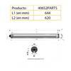 Kit de Motor  de 4 mm RTS para Persiana de Eje de 50mm/ Max 3x4 mts/ Alimentación a 120 VCA