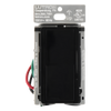 Atenuador de pared inteligente Diva con control deslizante, 120 V sin cable neutro, 150 W LED y CFL o 600 W incandescente y halógeno, sistema Caseta Wireless, color negro