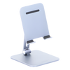 Soporte de Aluminio para IPad & Tablet | Plegable |Angulo Ajustable de 180° y 270° | Base Antideslizante | Protección  de Silicona | Amplia Compatibilidad con dispositivos de 7.9'' a 12.9'' | Aluminio Solido | Color Gris
