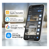 Adaptador PlugIn inalámbrico WIFI/ Nube P2P / Medición de consumo/ Soporta Google y Alexa / 15A