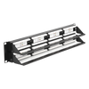 Panel de Parcheo de Impacto (110) UTP de 48 Puertos Cat6, 19 Pulgadas (48.26 cm), 2U, con Barra para Organizar Cable
