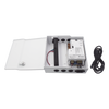 Fuente de Poder / 1 Salida 11-15 Vcc /  5 A / Temporizador Integrado / Con Capacidad de Batería de Respaldo / Requiere Batería / Aplicaciones en sistemas de control de Acceso