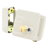 Cerradura Eléctrica / Incluye Llave /Con Botón integrado / Izquierda / Exterior