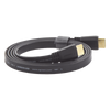 Cable HDMI 2.0 Plano de 1.5 Metros (4.92 Pies) / 4K@60Hz / HDR / 3D / HEC (Canal Ethernet HDMI) / ARC (Canal de Retorno de Audio / Color Profundo de 48 Bits / Audio de 32 Canales / HDCP / Audio Dolby True HD 7.1 / 18 Gbps / EstaÑado y Triple Blindaje / A