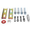 Kit COMPLETO Barrera Izquierda XBS Con Corona LED / Brazo Iluminado de 5M / Incluye Sensor de Masa, Transformador, Lazo Magnético, Ancla, Fotoceldas y 2 Controles Inalámbricos