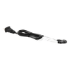 Cable de Alimentación Eléctrica para 120-240 Vca / 1 Metro (3.28 Pies) / 2 Clavijas Tipo Americano / Conector en Forma Tipo L
