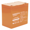 Batería de respaldo  12 V | 55 Ah | AGM | Certificada UL94-V0 Retardante a la Flama | Especial para Seguridad Electrónica | UPS  | Sistemas de emergencia | Vida útil 5 años | Terminales T2