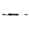 Cable de Alimentación Eléctrica para 120-240 Vca / 1 Metro (3.28 Pies) / 2 Clavijas Tipo Americano / Conector en Forma Tipo L