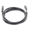 Cable USB-A a USB-C | 1 Metro | Carga y Sincronización de Datos | Carga Rápida 60W | Datos 5 Gbps | QC 3.0/2.0 | FPC | AFC | Protección Integrada | Duradero y Flexible| Caja ABS | Cubierta de TPE | Color Negro.