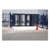 Torniquete Doble / Cuerpo Completo / Interior/Exterior / 100% Acero con Pintura Gris / EJE CENTRAL con Pintura Gris / Acabado de Lujo / Alto Tráfico