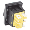 Interruptor tipo Switch con Led Color Verde / IP65 / Diseño Industrial / NO, COM, NC / Terminales tipo F1