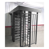 Torniquete Doble / Cuerpo Completo / Interior/Exterior / 100% Acero con Pintura Gris / EJE CENTRAL de Acero Inoxidable / Acabado de Lujo / Alto Tráfico